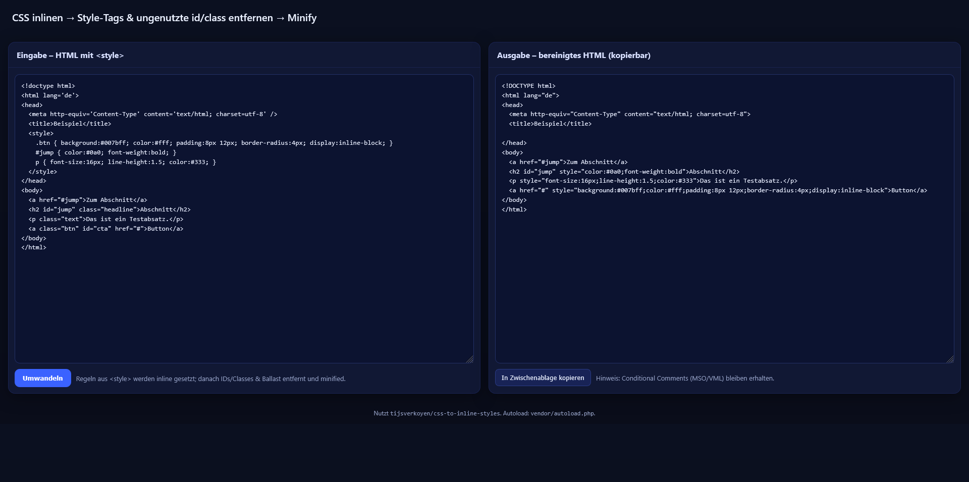 CSS Tool