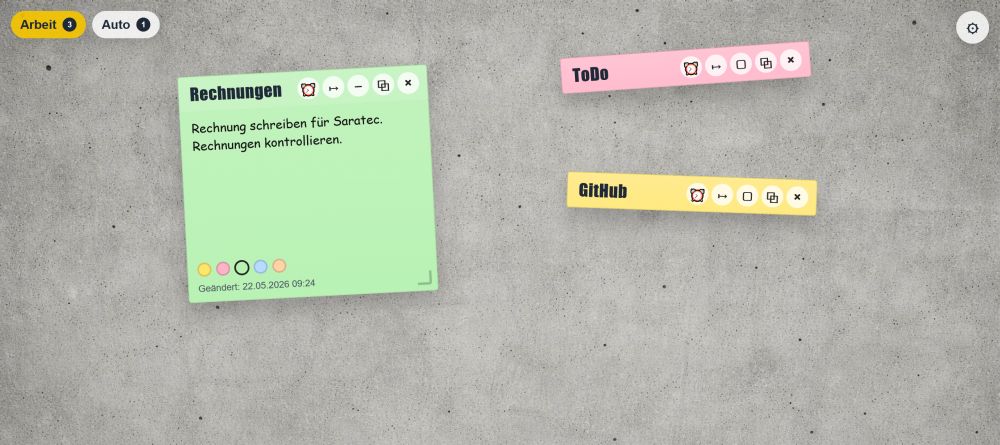 Notizzettel-Widget